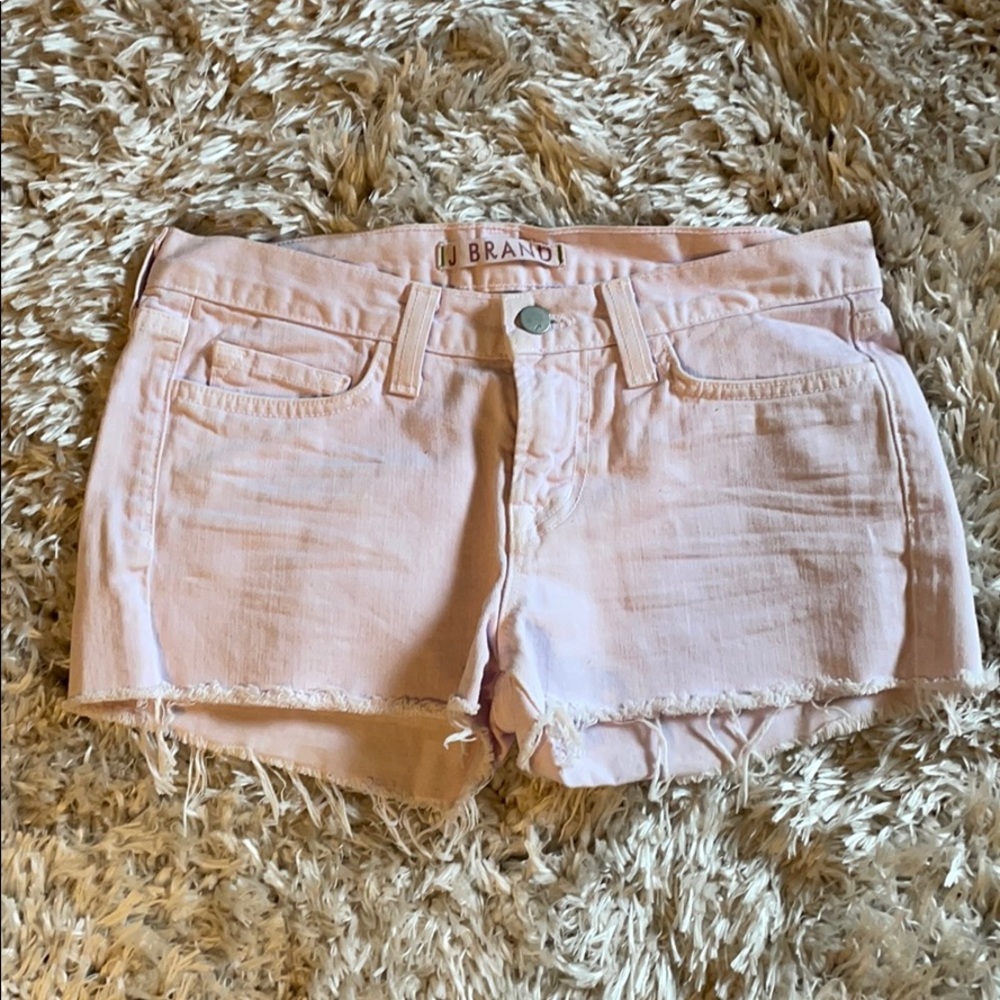 J Brand Soft Lilac Cut Off Short
